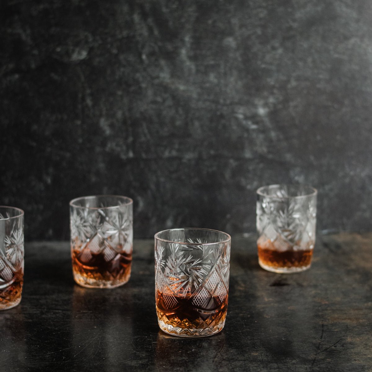 Petite Crystal Bar Glass Set of 6 - elsie green - The French Kitchen