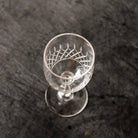 Petite Cut Crystal Wine Glass Set of 4 - elsie green - the french kitchen