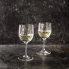 Petite Cut Crystal Wine Glass Set of 4 - elsie green - the french kitchen