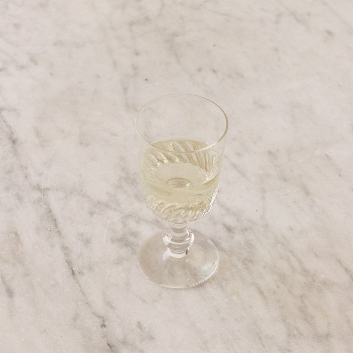 Petite Cut Glass Wine Glass Set of 8 - elsie green - the french kitchen