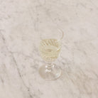 Petite Cut Glass Wine Glass Set of 8 - elsie green - the french kitchen