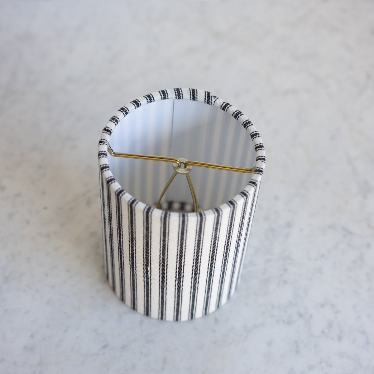 Petite Drum Lampshade | Ticking Stripe - elsie green - decor