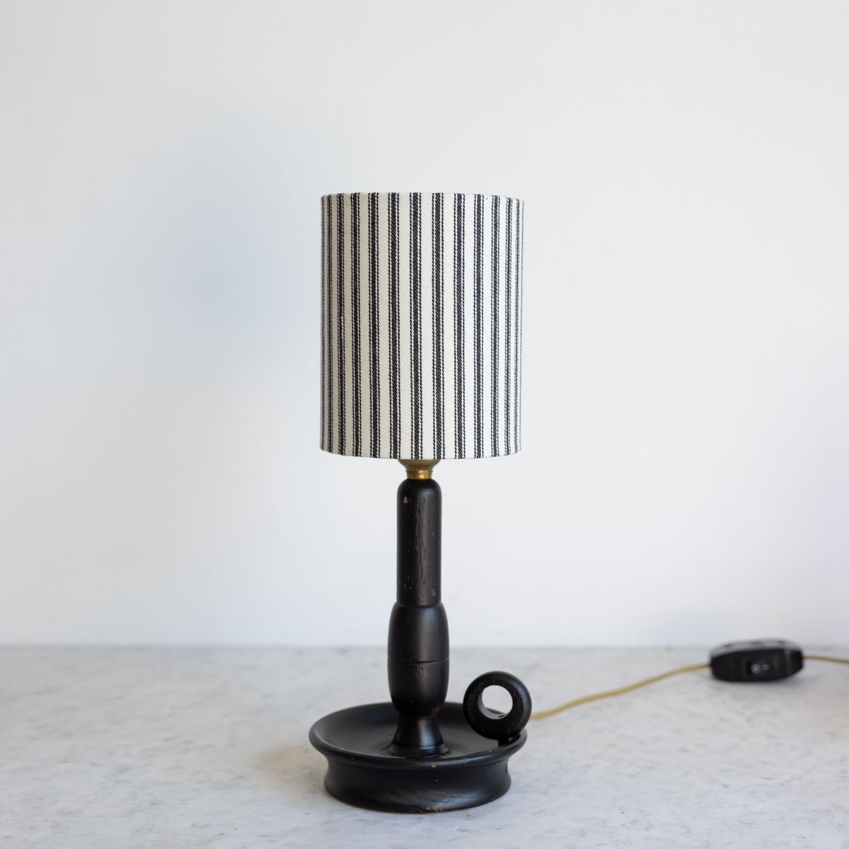 Petite Drum Lampshade | Ticking Stripe - elsie green - decor