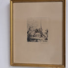 Petite Etching with Chapel | Bersier - elsie green - art