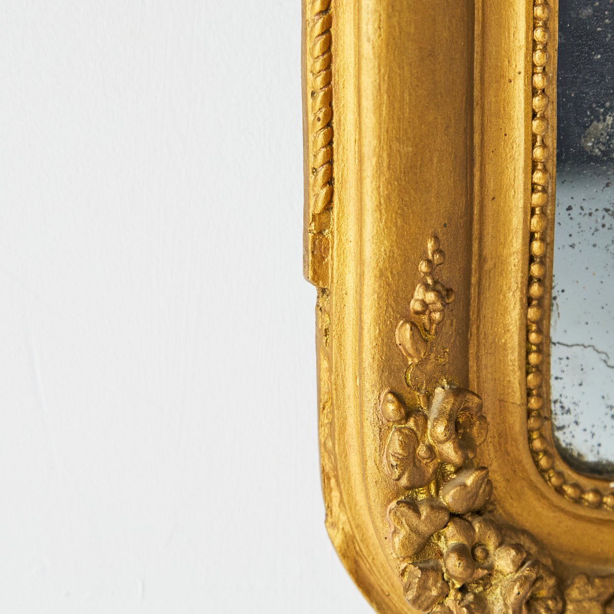Petite Gilded Mirror | 14.75 x 16.5 - elsie green - decor