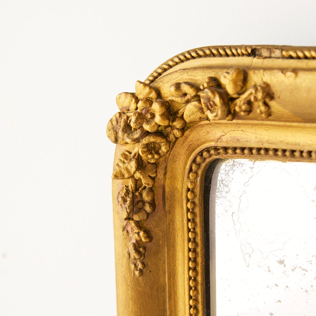 Petite Gilded Mirror | 14.75 x 16.5 - elsie green - decor