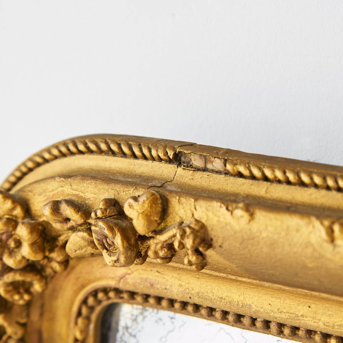 Petite Gilded Mirror | 14.75 x 16.5 - elsie green - decor