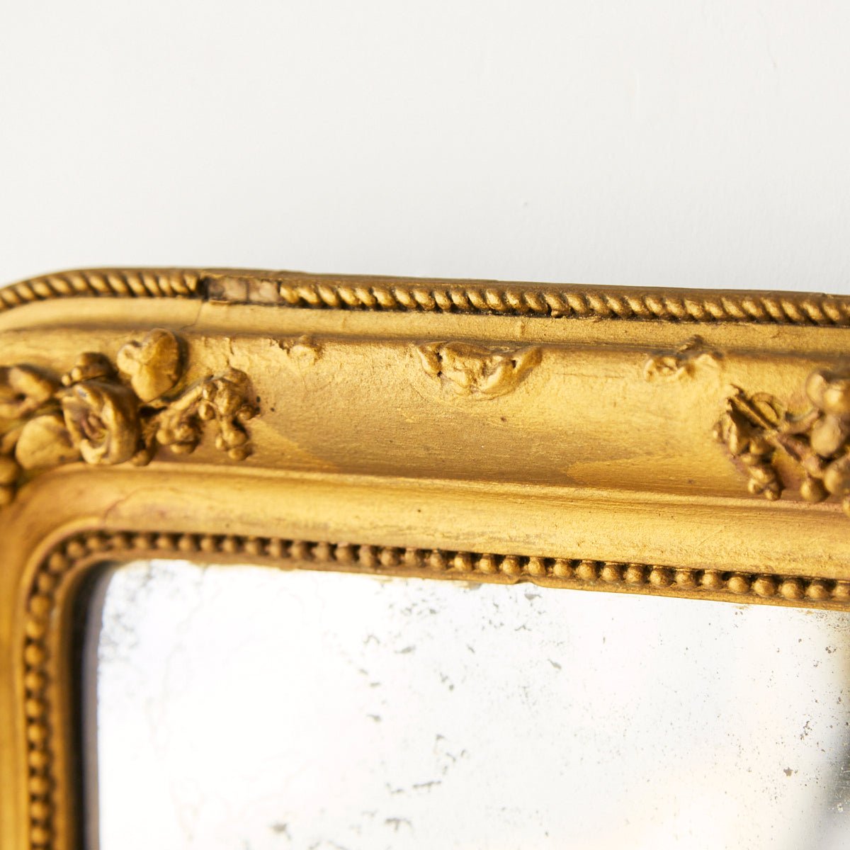 Petite Gilded Mirror | 14.75 x 16.5 - elsie green - decor