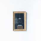 Petite Gilded Mirror With Red Clay Bole | 16.5 X 24.75 - elsie green - decor