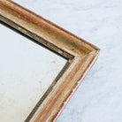 Petite Gilded Mirror With Red Clay Bole | 16.5 X 24.75 - elsie green - decor