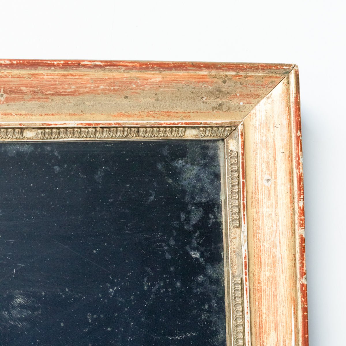 Petite Gilded Mirror With Red Clay Bole | 16.5 X 24.75 - elsie green - decor