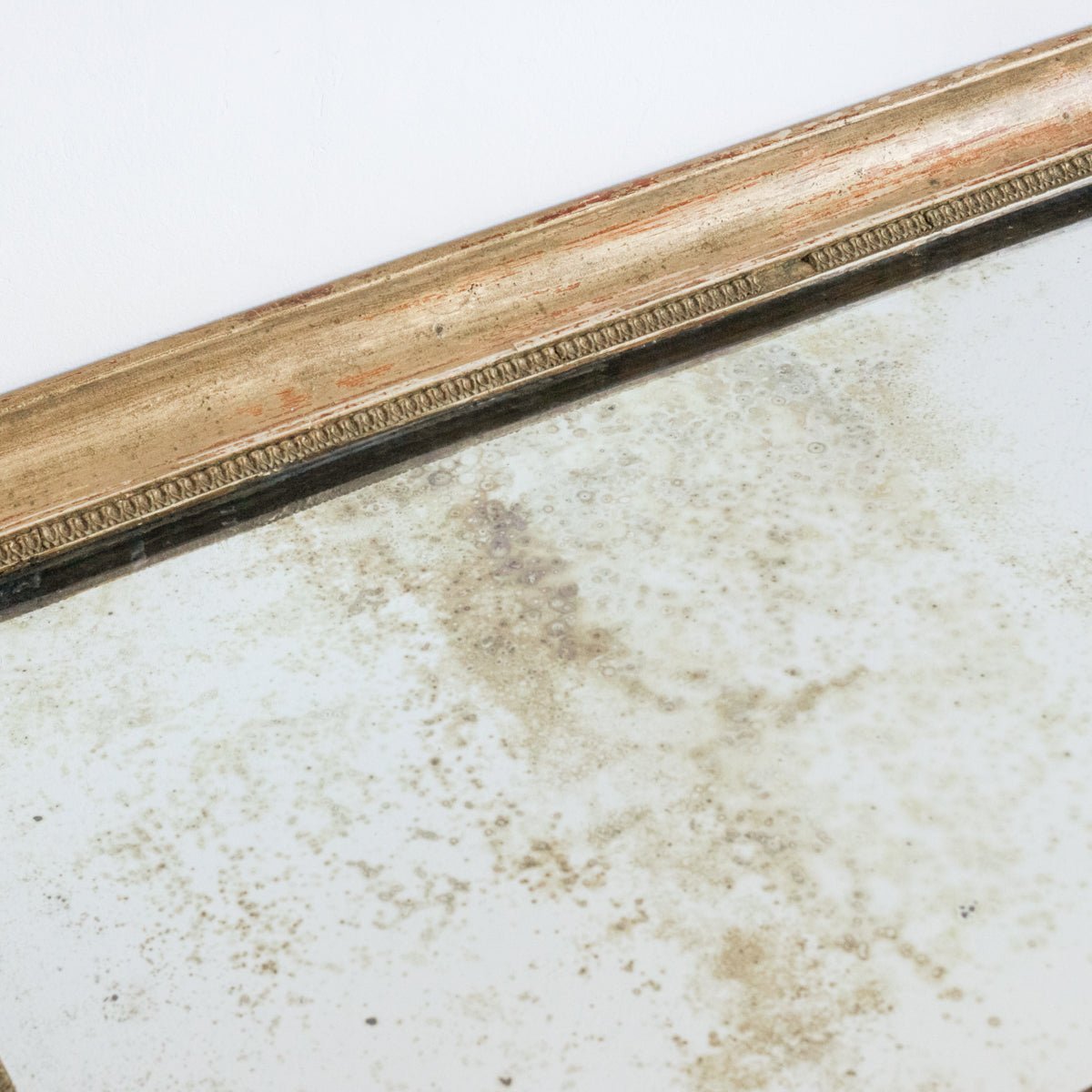 Petite Gilded Mirror With Red Clay Bole | 16.5 X 24.75 - elsie green - decor