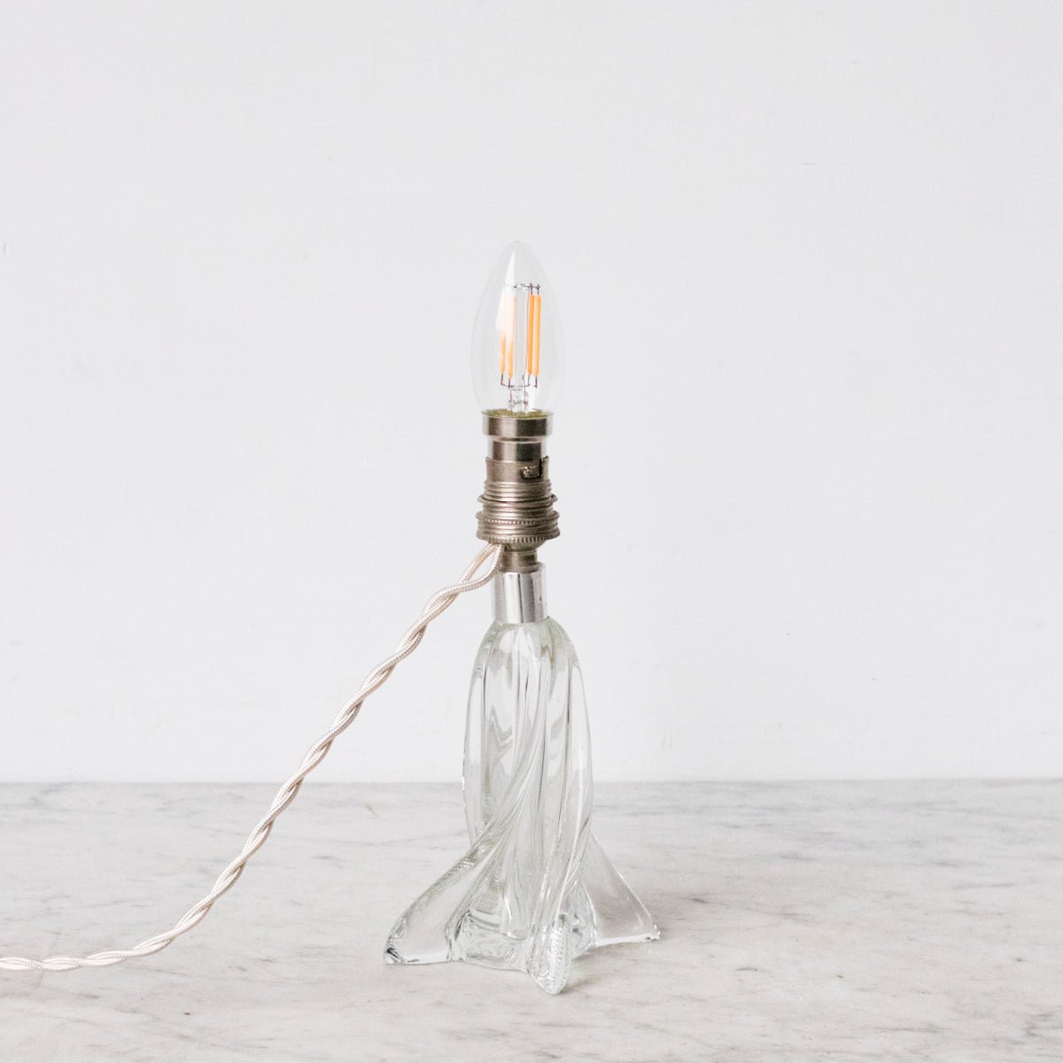 Petite Glass Accent Lamp - elsie green - Decor