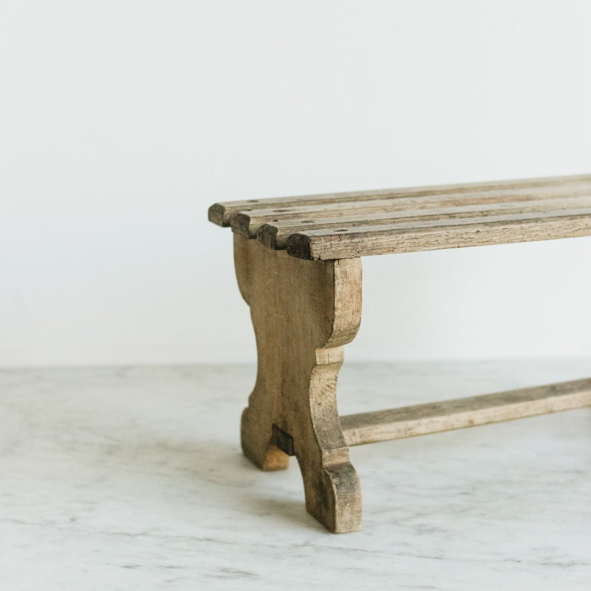 Petite Hand Made Monastery Stool - elsie green - furniture