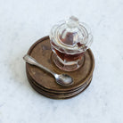 Petite Jam Jar with Silver Spoon - elsie green - the french kitchen