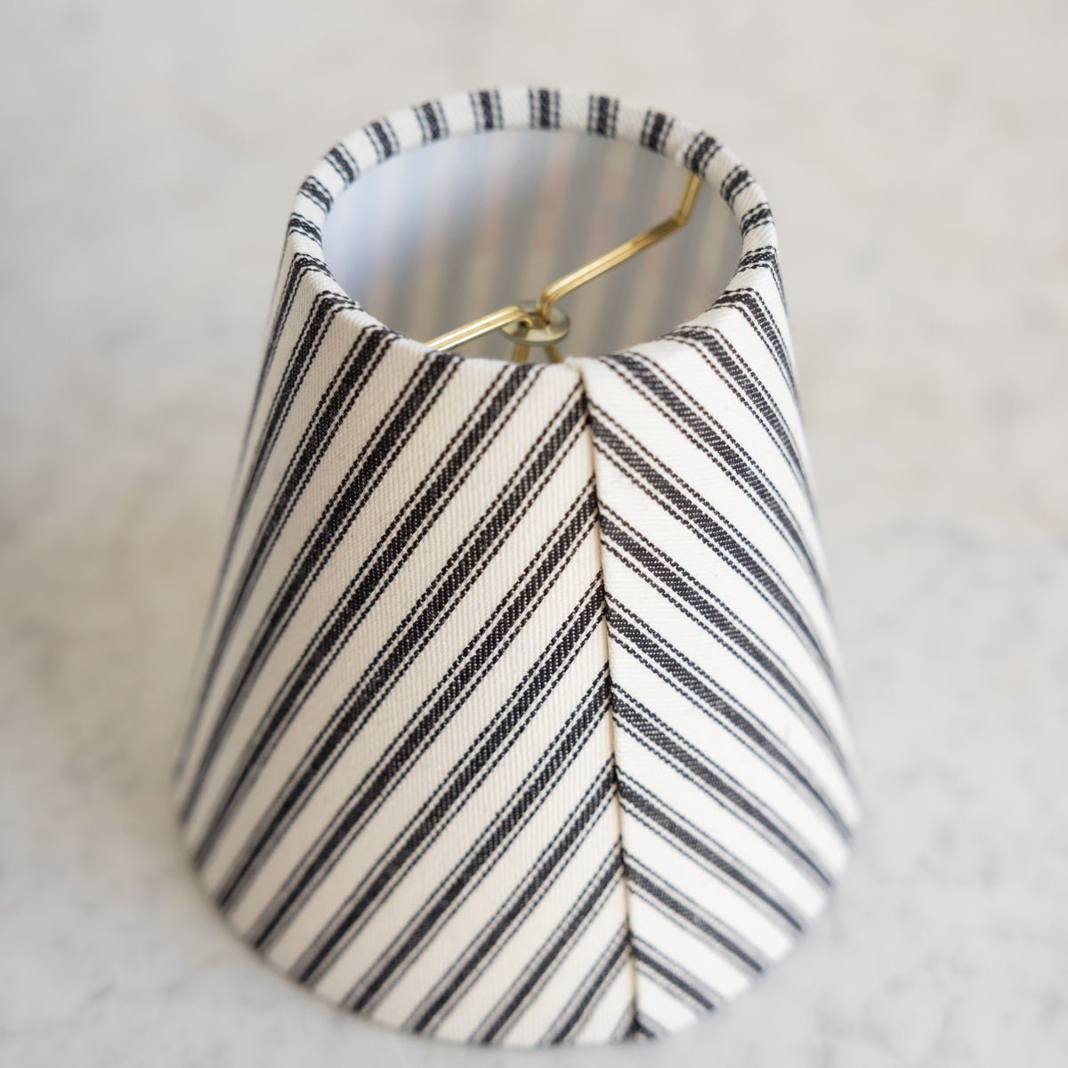 Petite Lampshade | Ticking Stripe - elsie green - decor