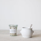 Petite Lion Pot with Flavored Salt & Silver Spoon - elsie green - the french kitchen