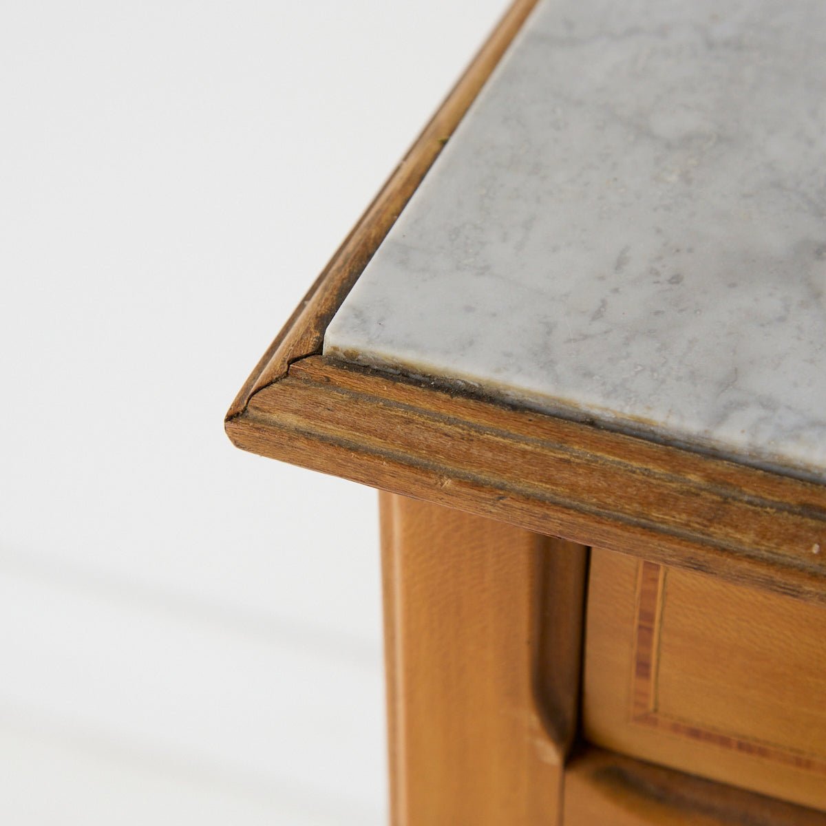 Petite Marble Bedside Table - elsie green - furniture