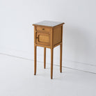 Petite Marble Bedside Table - elsie green - furniture
