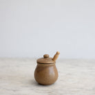 Petite Mustard Pot with Mustard Spoon - elsie green - the french kitchen
