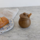 Petite Mustard Pot with Mustard Spoon - elsie green - the french kitchen