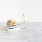 Petite Oval Porcelaine Baker with Blown Glass Tumbler - elsie green - The French Kitchen