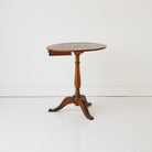 Petite Pedestal Side Table - elsie green - furniture