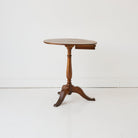 Petite Pedestal Side Table - elsie green - furniture