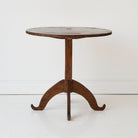 Petite Pedestal Side Table - elsie green - furniture