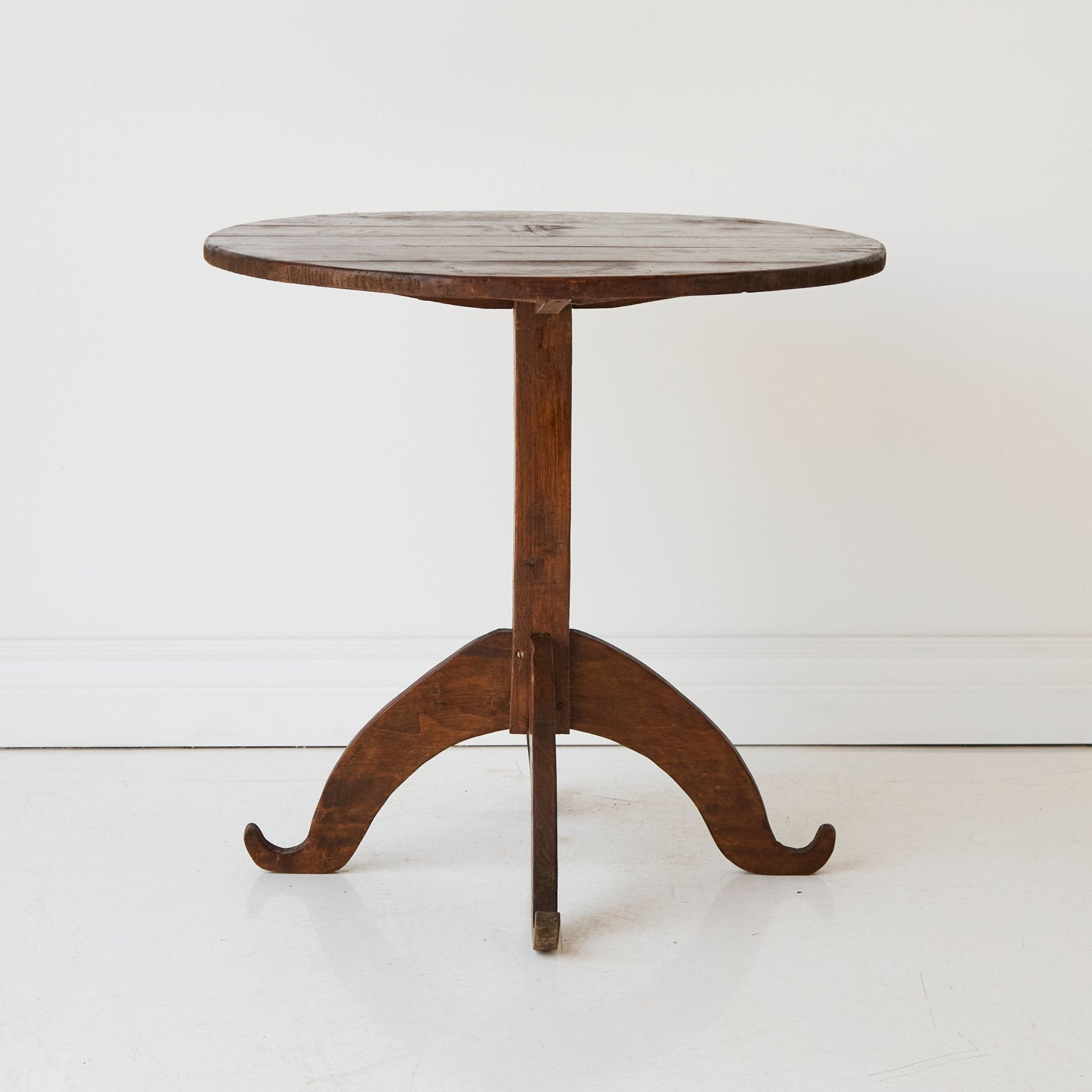 Petite Pedestal Side Table - elsie green - furniture