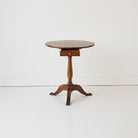 Petite Pedestal Side Table - elsie green - furniture