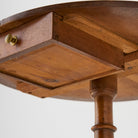 Petite Pedestal Side Table - elsie green - furniture