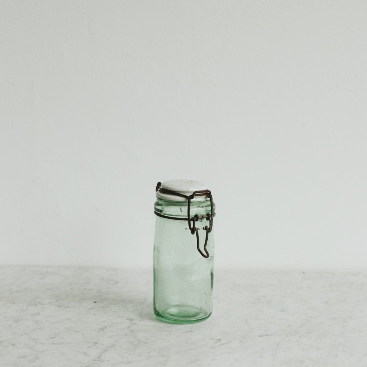 Petite Porcelain Top L'Ideal Canning Jar - elsie green - The French Kitchen