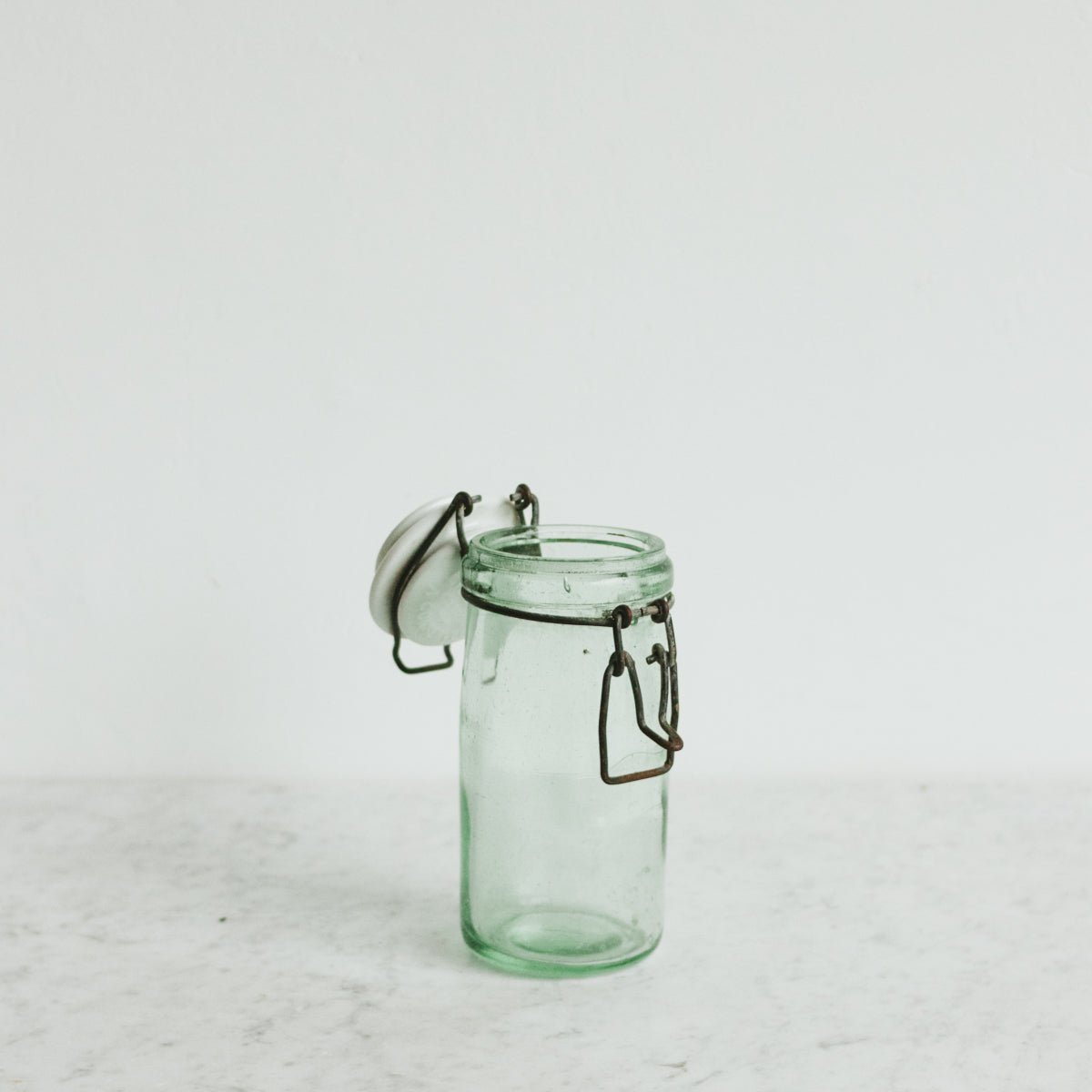 Petite Porcelain Top L'Ideal Canning Jar - elsie green - The French Kitchen