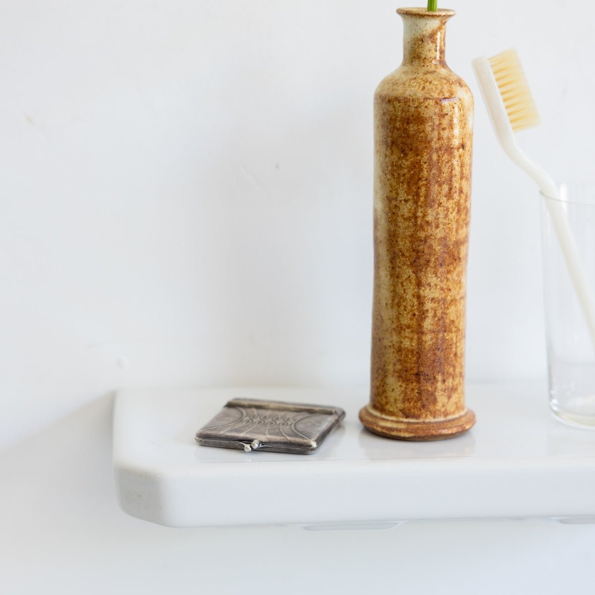 Petite Porcelain Vanity Shelf - elsie green - decor