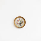 Petite Round Floral Still Life Oil Painting - elsie green - art