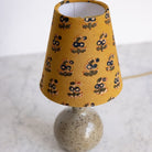 Petite Sandstone Lamp with Block Print Shade - elsie green - decor