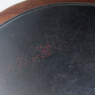 Petite Side Table with Leather Top - elsie green - furniture