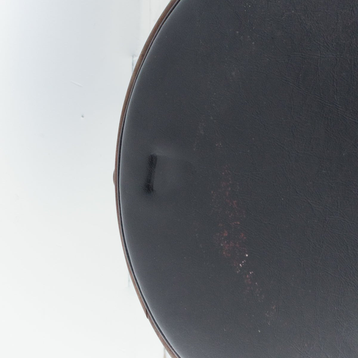 Petite Side Table with Leather Top - elsie green - furniture