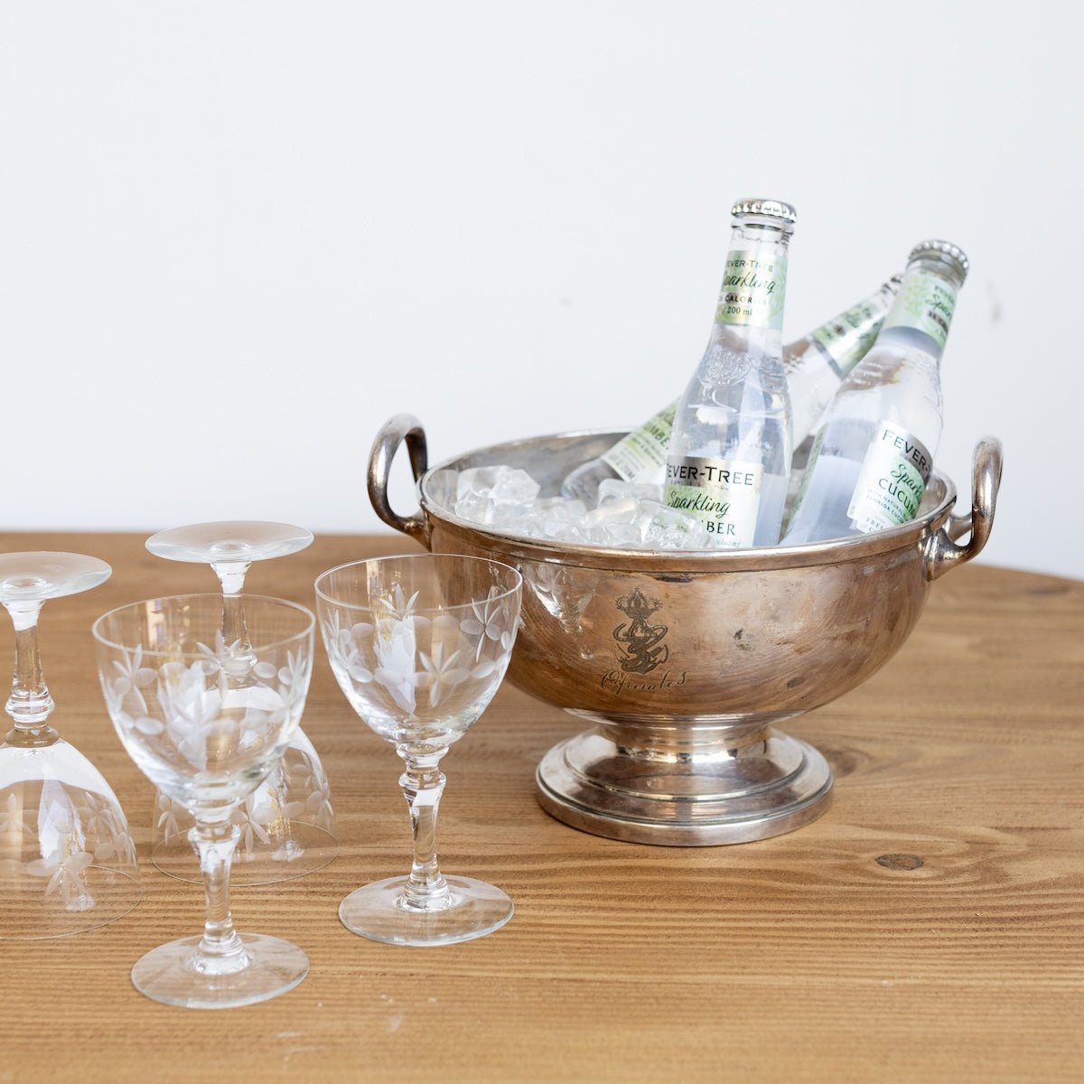 Petite Silver Champagne Bowl - elsie green - the french kitchen