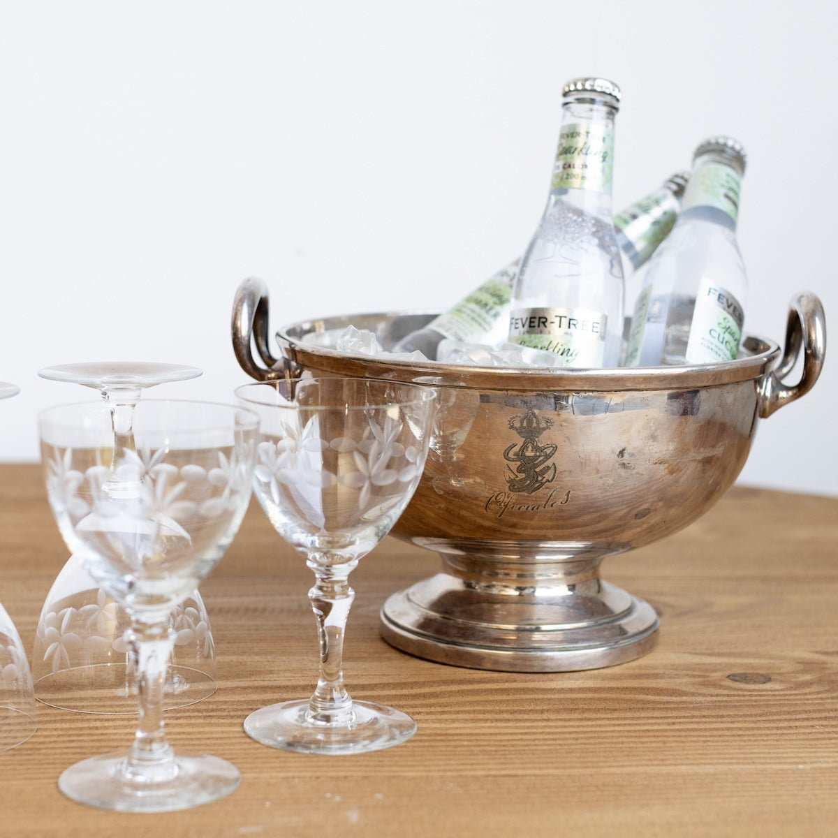 Petite Silver Champagne Bowl - elsie green - the french kitchen