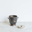 Petite Silver Ice Bucket With Pair of Flutes - elsie green - the french kitchen