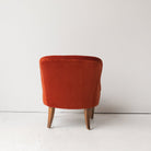 Petite Slipper Chair | Burnt Orange Velvet - elsie green - 