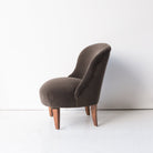 Petite Slipper Chair | Chocolate Velvet - elsie green - 