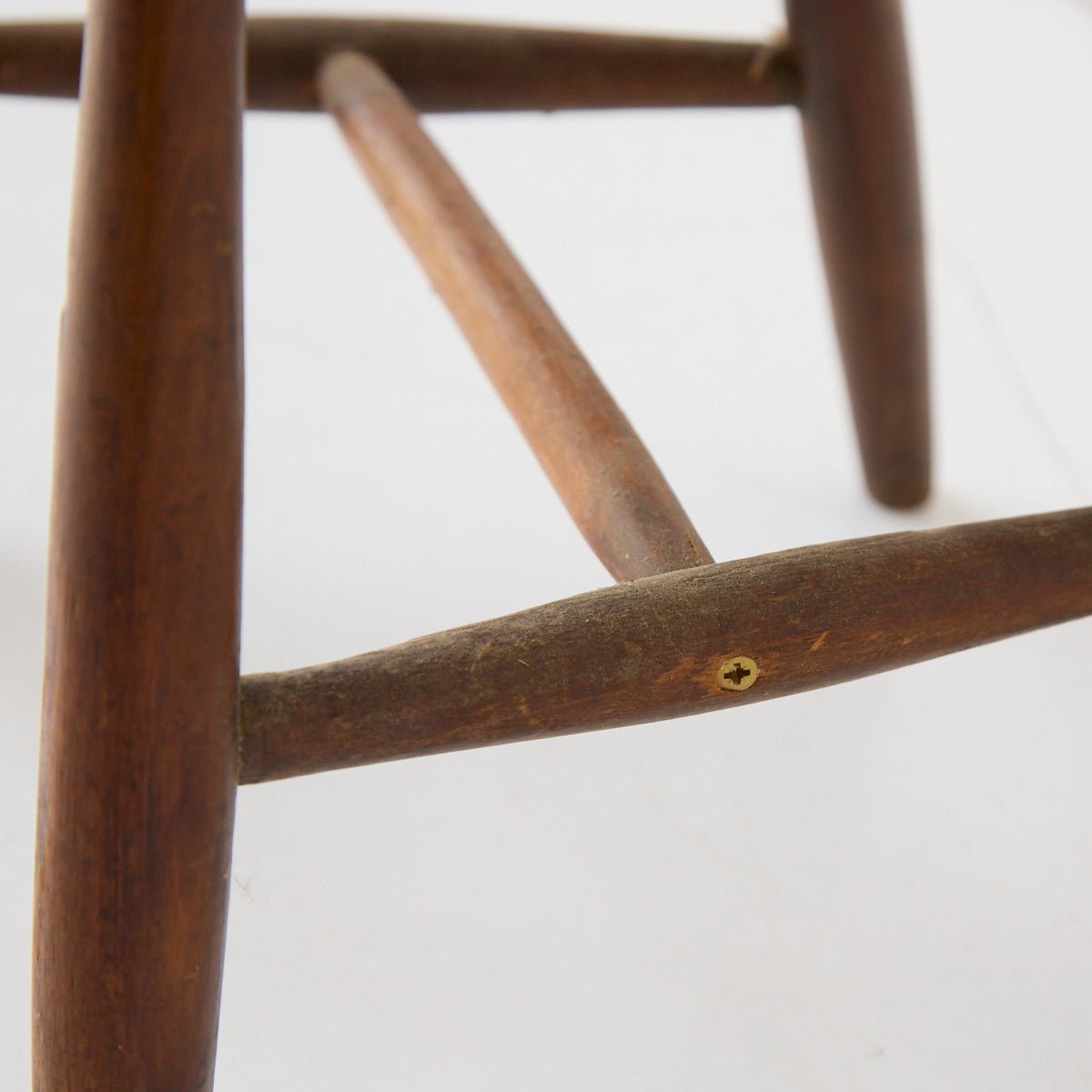 Petite Spindle Stool - elsie green - furniture