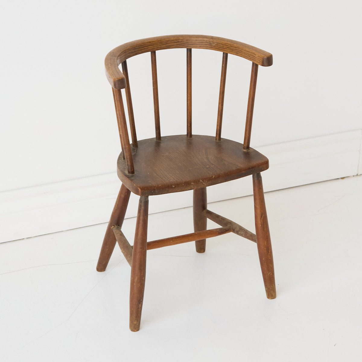 Petite Spindle Stool - elsie green - furniture