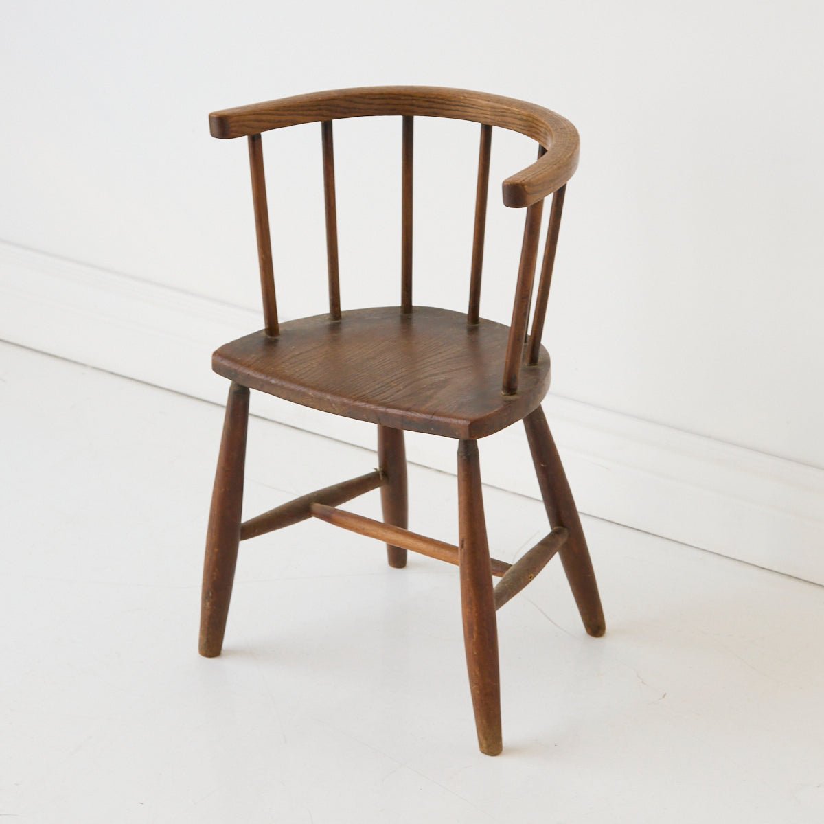 Petite Spindle Stool - elsie green - furniture