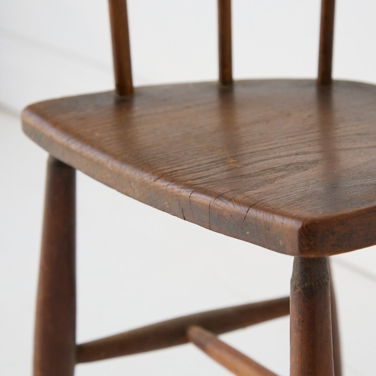 Petite Spindle Stool - elsie green - furniture