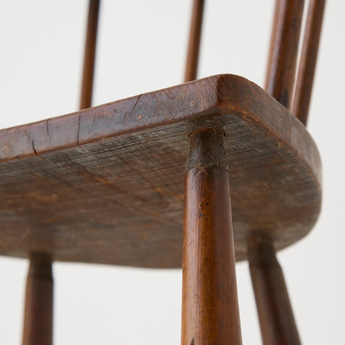 Petite Spindle Stool - elsie green - furniture