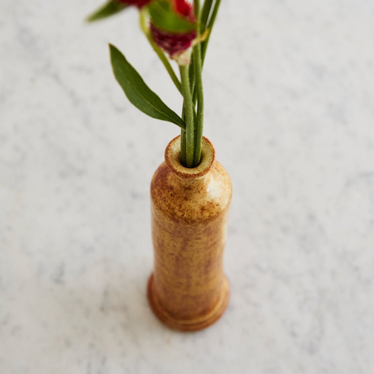 Petite Stoneware Bottle | Signed by Artist - elsie green - the french kitchen